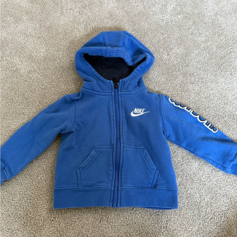 Nike Kids Royal Blue Zip-Up Hoodie